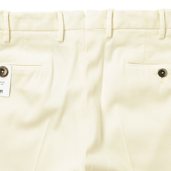 PT TORINO パンツ スラックス STRETCH SLIM FIT ピケ レーヨン
